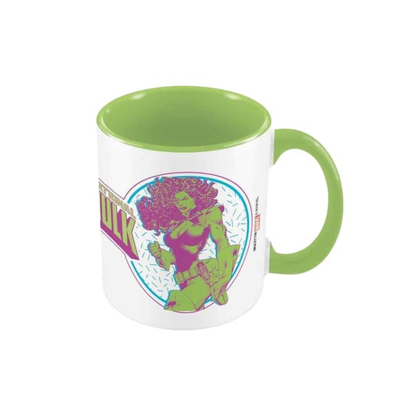 Marvel The Sensational She-Hulk Inner Two Tone Mug White/Green/Purple One Size