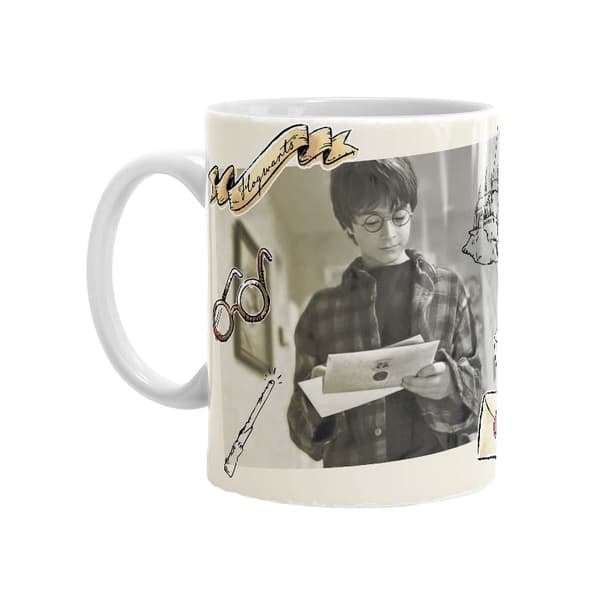 Harry Potter Hogwarts brev mugg