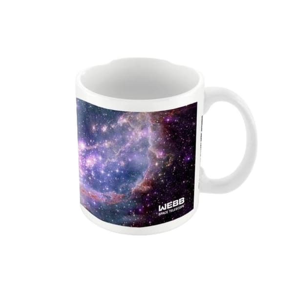 James Wellbeloved Chandra Webb Mug White/Purple One Size