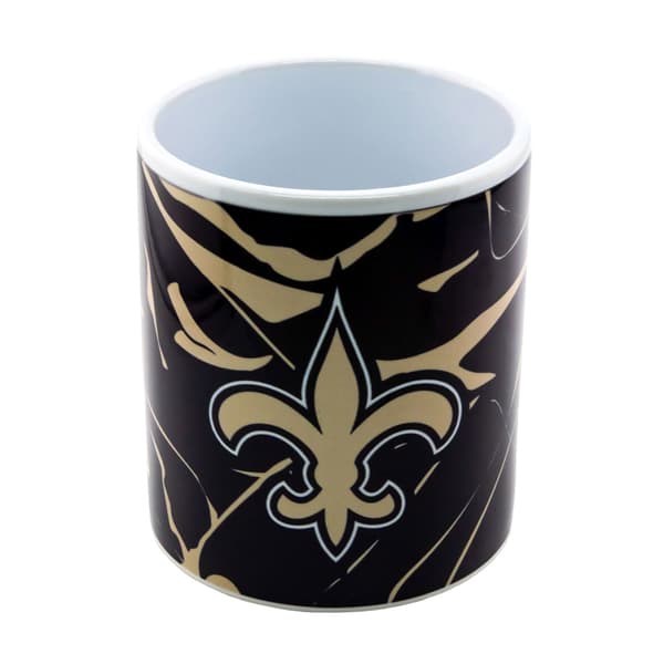 New Orleans Saints Camo Ceramic Mug Gold/Black One Size