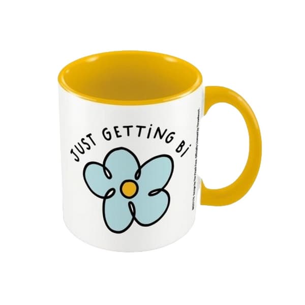 The Peach Fuzz Att få Bi Mug White/Yellow/Blue One Size