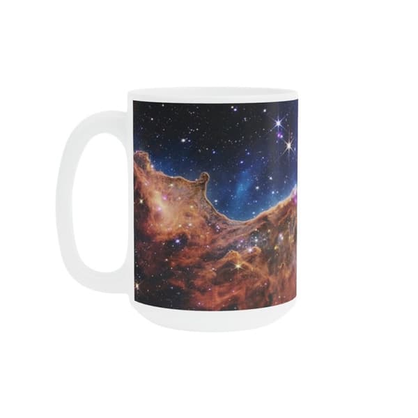 Webb Space Telescope Carina Nebula Mug White One Size