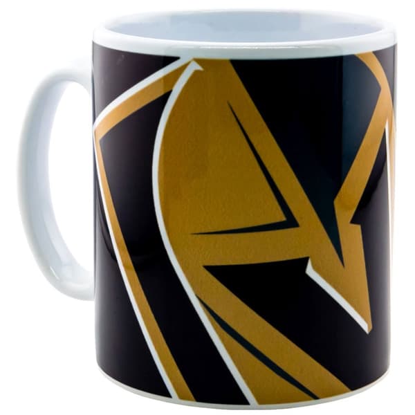 Vegas Golden Knights Cropped Logo Mug Black/White/Gold One Size