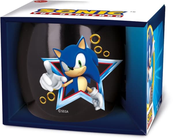 Stor Young Adult - Sega - Ceramic Globe Mug in Gift Box Sonic the Hedgehog - 380 ML