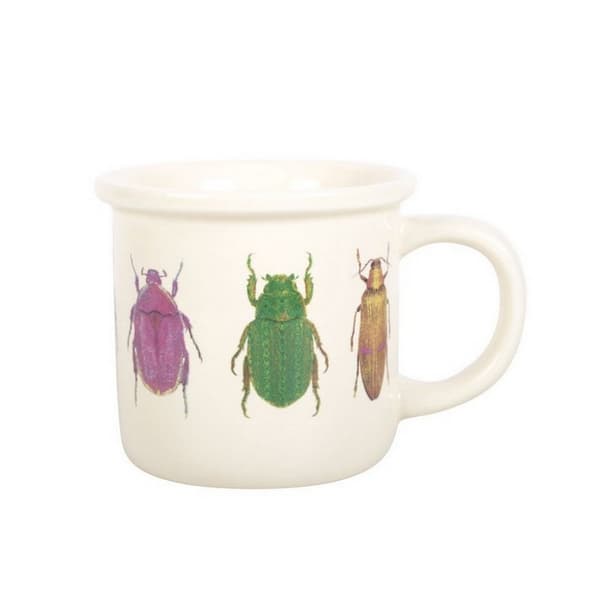 Something Different Home And Garden Beetle Ceramic Mug Off White One Size