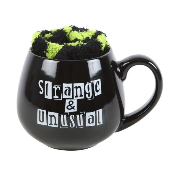 Something Different Set med muggar och strumpor - Strange And Unusual