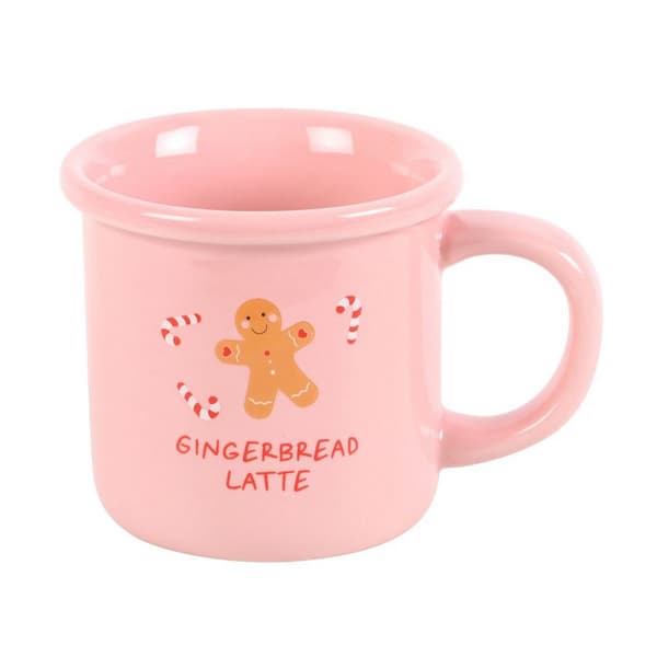 Something Different Gingerbread Latte Mug Pale Pink One Size