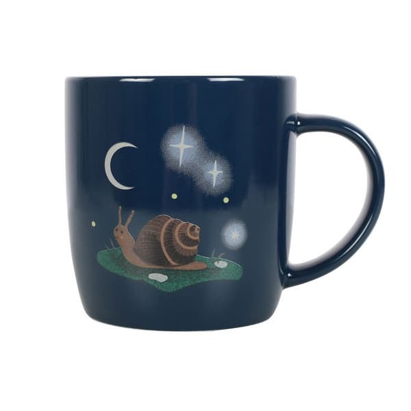 Something Different Gnome Sweet Gnome Snail Mug Navy Blue One Size