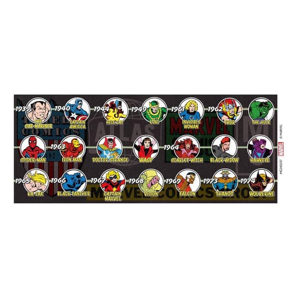 Marvel Tidslinje över tidsåldrar Mugg