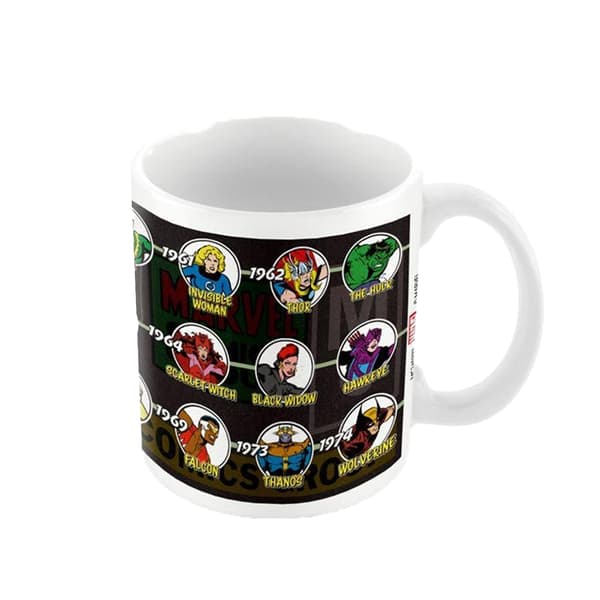 Marvel Timeline Of Ages Mug White One Size