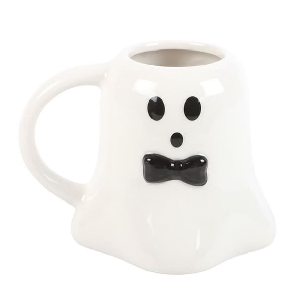 Something Different Mr Boo Ghost Shaped Mug Black/White One Size