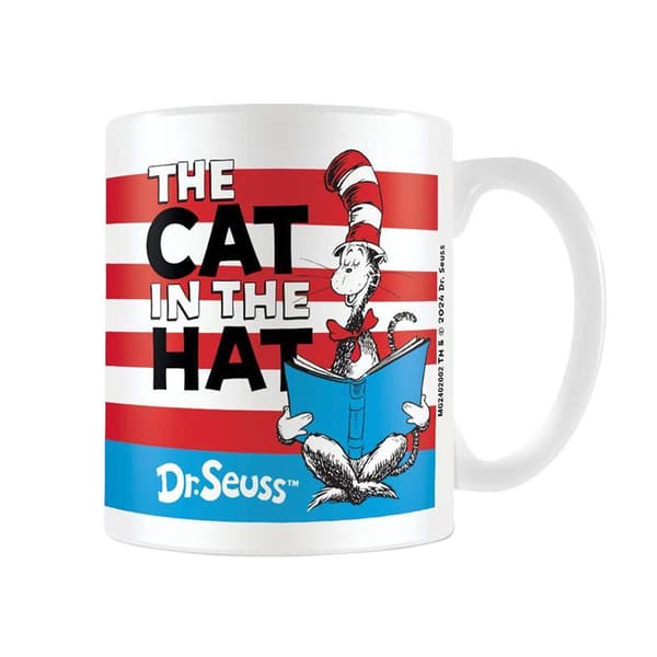 The Cat In The Hat Stripe krus White 12cm x 10.5mm x 8.7cm