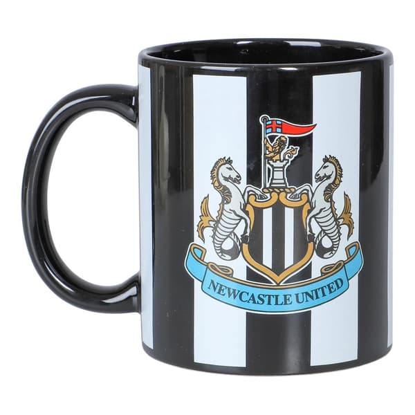 Newcastle United FC Stripe keramikmugg Black/White/Gold One Size
