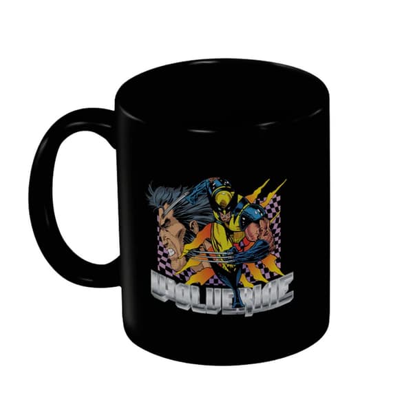 X-Men Wolverine Mug Black 12cm x 10.5cm x 8.7cm