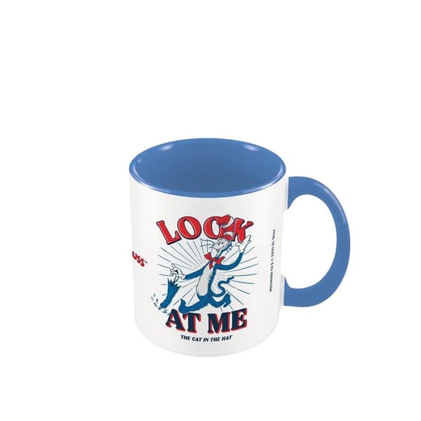 The Cat In The Hat Look At Me Inner Two Tone Mug Cambridge Blue/White One Size