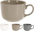 Miniatyrbild 2 av 2: Mugg Te Soppa Jumbo Vit Keramik 4-pack