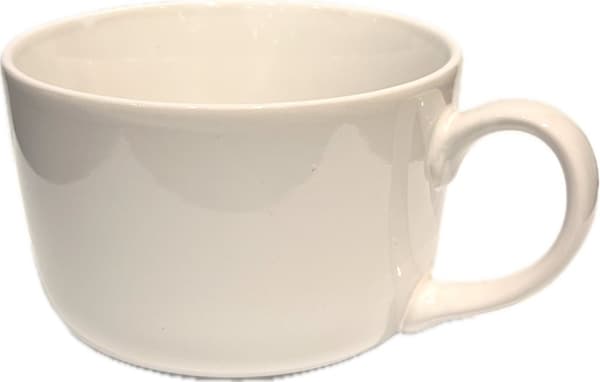 Mugg Te Soppa Jumbo Vit Keramik 4-pack