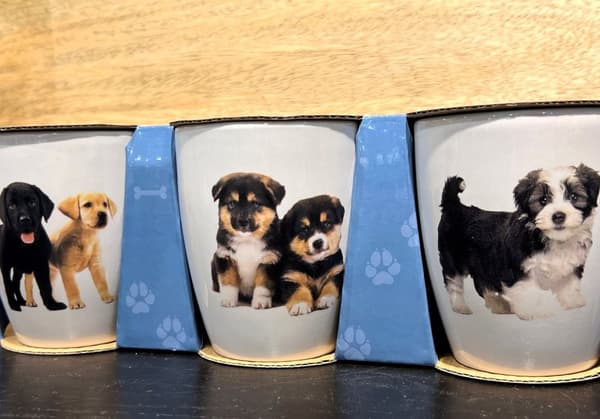 Mugg Keramik Hundar 3-pack