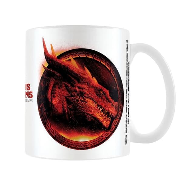 Dungeons & Dragons Red Dragon Head Mug White/Red One Size