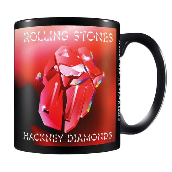 The Rolling Stones Diamantmugg Black/Red 12cm x 10.5cm x 8.7cm