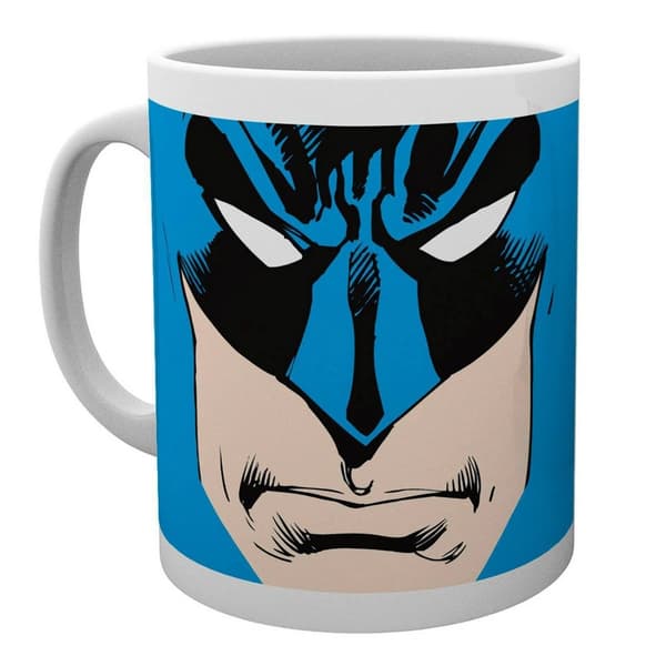 Batman Face 325ml Mug White/Blue/Black One Size