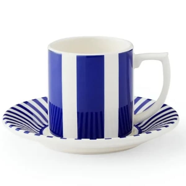 Steccato Espresso Cup & Saucer, 8cl - Spode