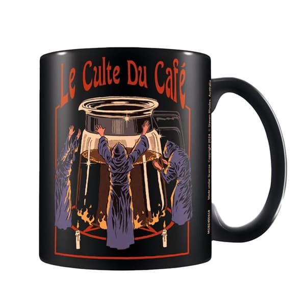 Steven Rhodes Worship Coffee Mug Black 12cm x 10.5cm x 8.7cm
