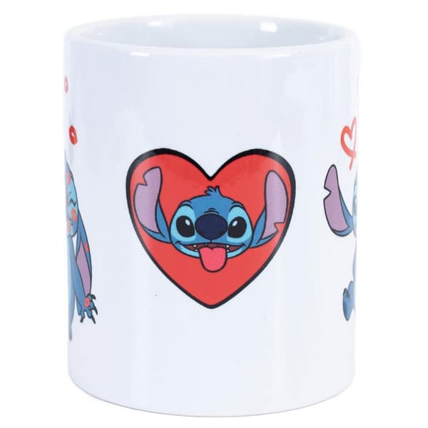 Lilo & Stitch Kærlighedskrus White/Blue/Red One Size