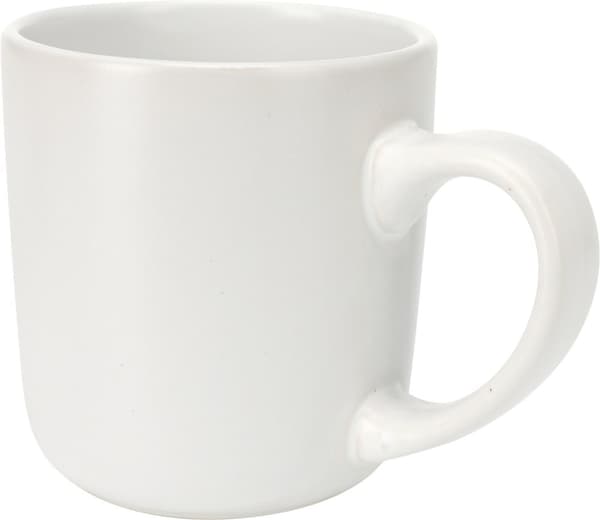 Mugg Vit Svart Grå Beige Keramik 4-pack