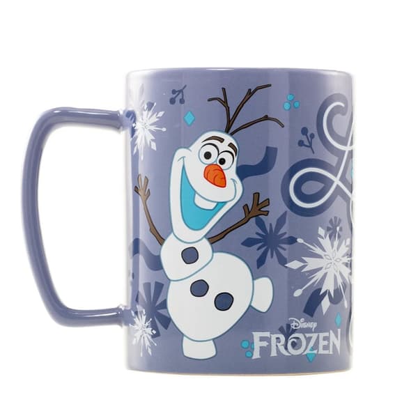 Frozen Fluffy Olaf Ceramic Mug Blue/White One Size