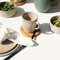 Miniatyrbillede 2 af 3: Raw Beige Sand Thermos Mug w Handle 35cl, 6-pack - Aida
