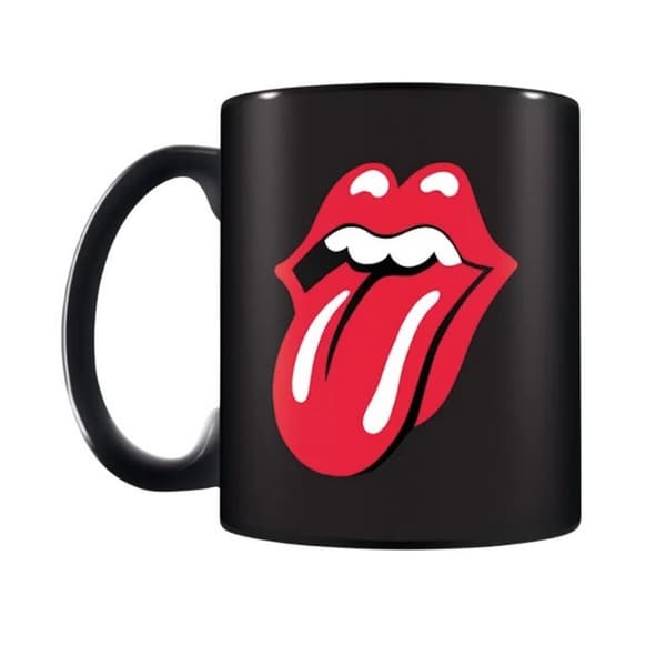 The Rolling Stones Tongue Mug and Sock Set Black/Red One Size