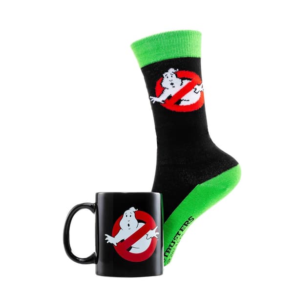 Ghostbusters No Ghost Mug and Sock Set