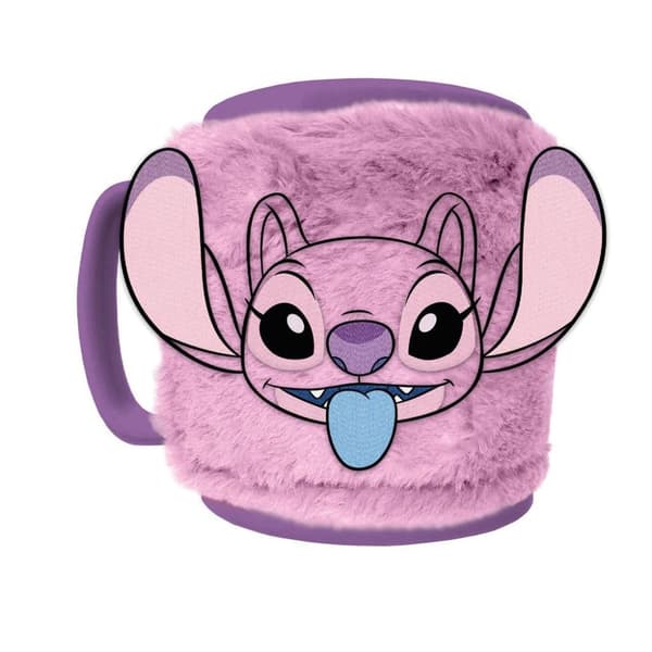 Lilo & Stitch Angel Fuzzy Mug Purple/Multicoloured One Size