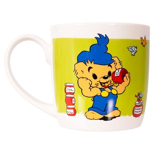 Bamse Mugg Bamse med dunderhonung Grön
