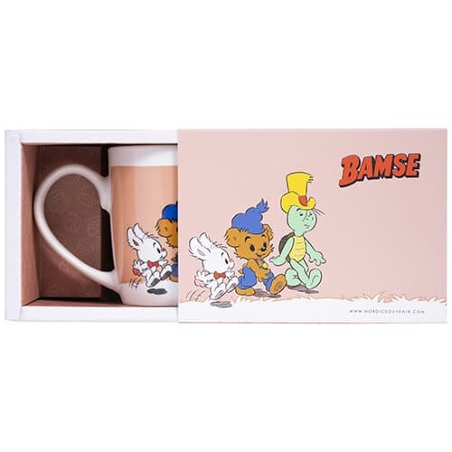 Bamse Muki Bamse, Skalman, Little Hop Vaaleanpunainen