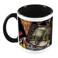 Miniatyrbild 1 av 3: Guns N Roses Albums Collage Inner Two Tone Mug