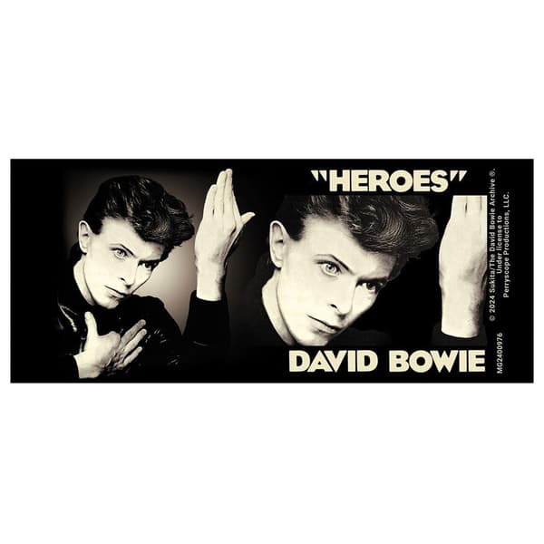 David Bowie Heroes krus