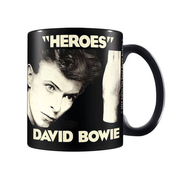 David Bowie Heroes krus Black One Size
