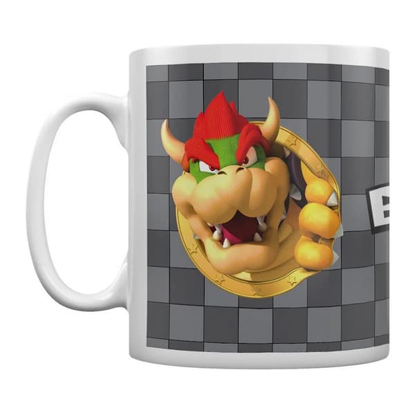 Super Mario Portrait Bowser Mug Grey One Size