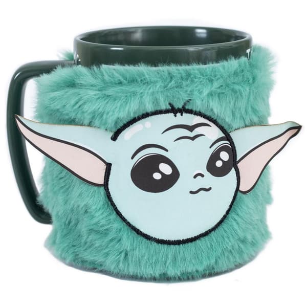Star Wars: The Mandalorian Fluffy Grogu Mug Green One Size
