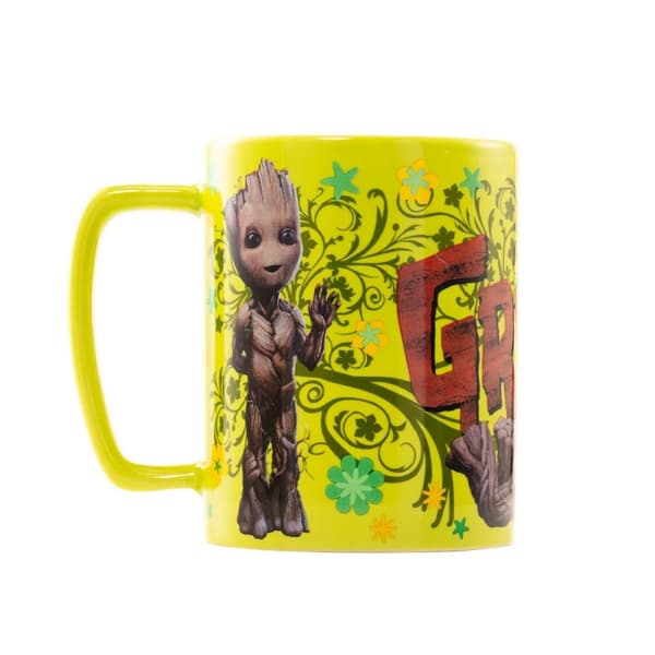 Guardians Of The Galaxy Face Groot Fuzzy Mug