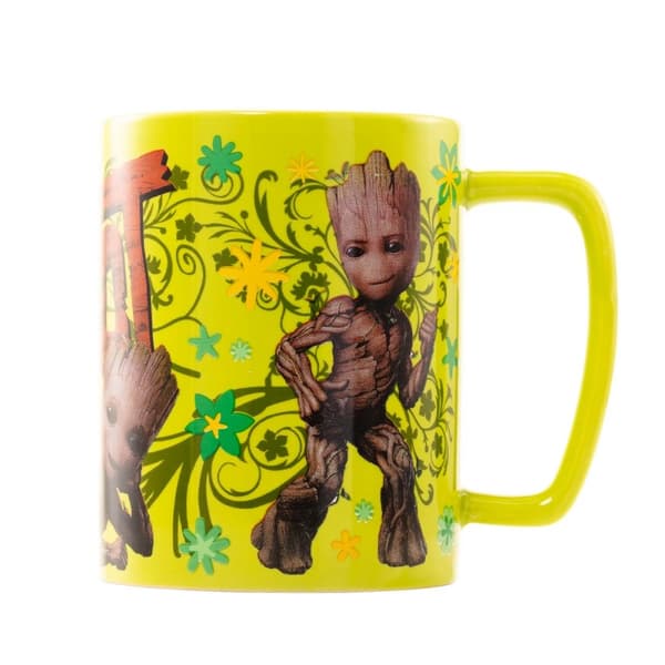 Guardians Of The Galaxy Face Groot Fuzzy Mug