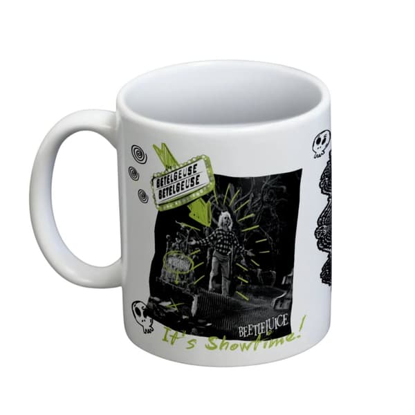 Beetlejuice It´s Showtime Mug White/Black One Size