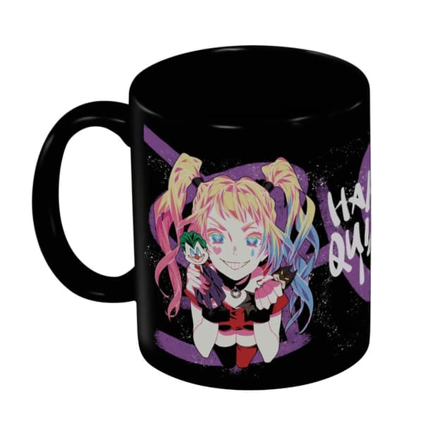 Batman Harley Quinn Pigtails Mug Black One Size