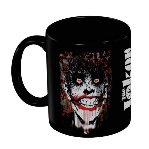 Batman Joker Smile Mug Black One Size