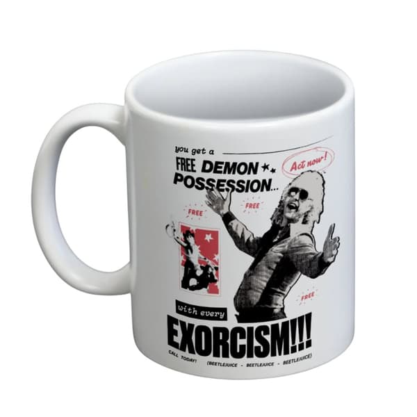 Beetlejuice Exorcism Mug White One Size
