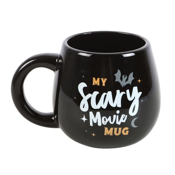 Something Different My Scary Movie Rounded Mug Black/White One Size