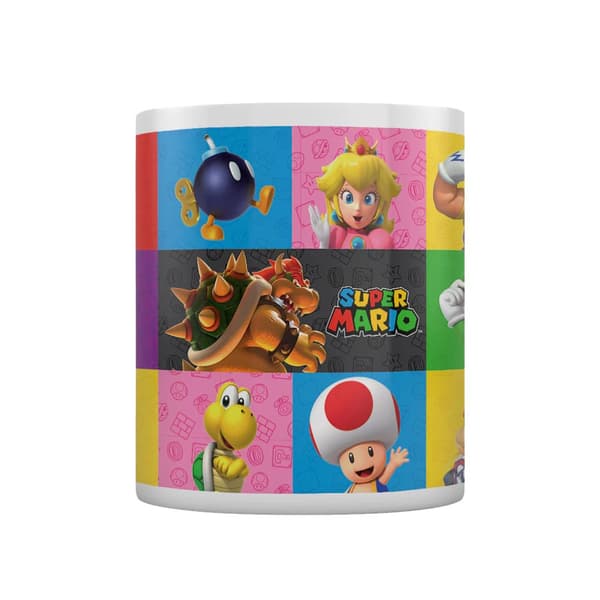 Super Mario 3D Friends & Foes Mug White/Multicoloured One Size
