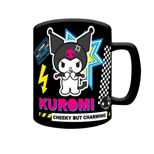 Kuromi Cheeky Punky Fluffy Mug